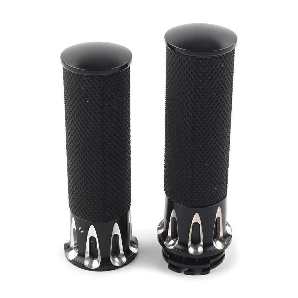 1" Handle Bar Hand Grips for Harley Sportster XL883 XL1200 (2004–2023) Black