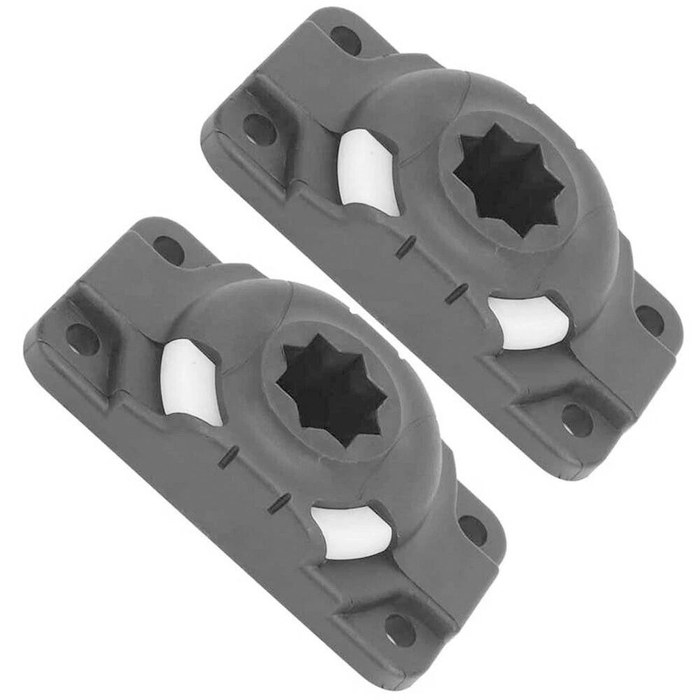 Rod Holder for Boat Canoe (Inflatable) - Black ABS with Screws