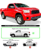 5-Inch Running Boards for Toyota Tundra Regular Cab (2007-2017)