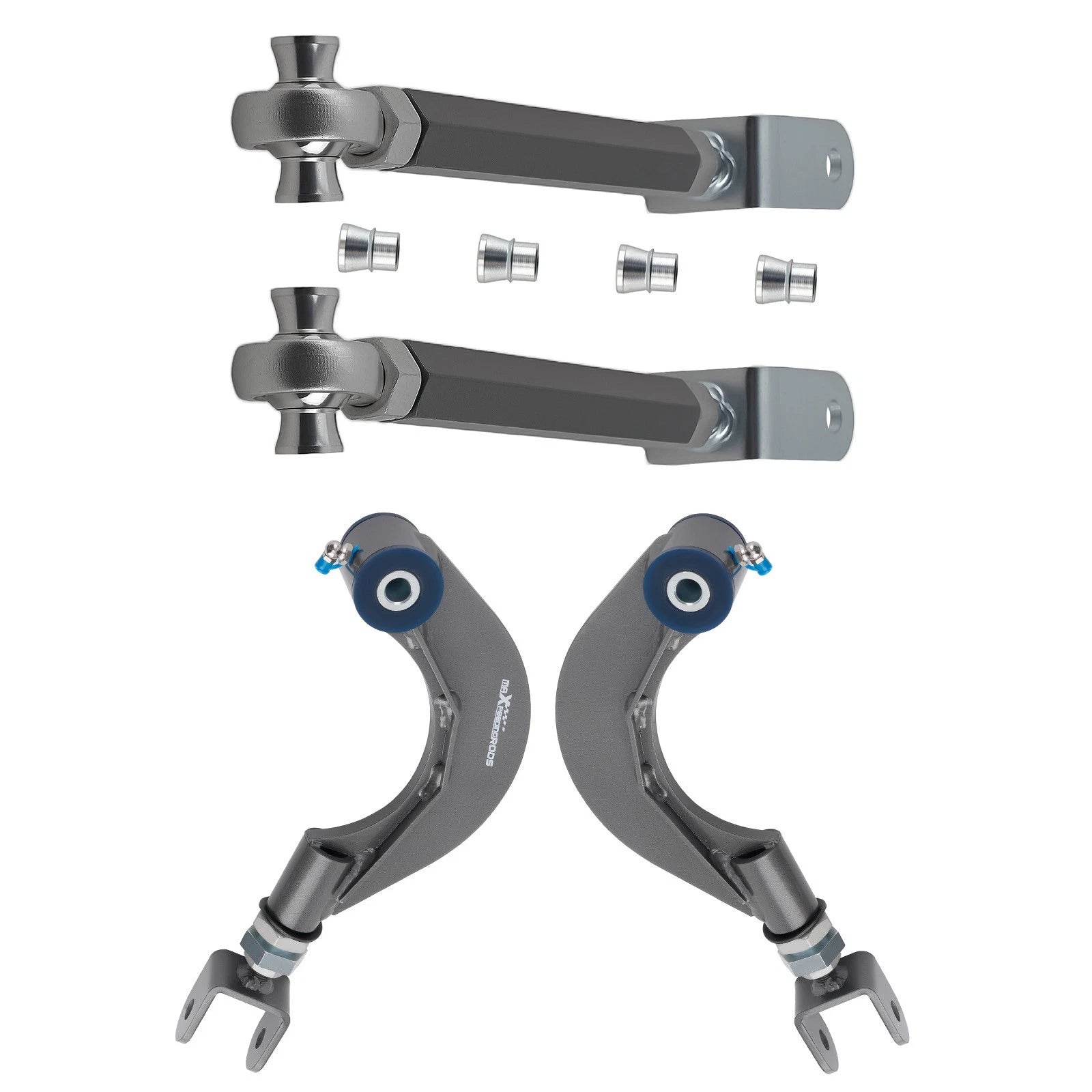Set of 4 Adjustable Rear Camber Arm Toe Arms for Toyota Camry (2018–2023)
