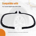 Fender Flare Set for Toyota Highlander (2014–2018) Front Left Right ABS