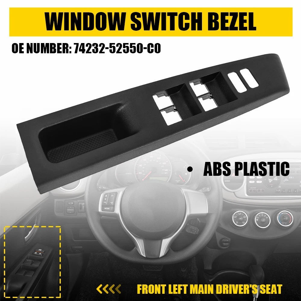 Power Window Switch Bezel Trim for Toyota Yaris L LE SE (2012â2014)