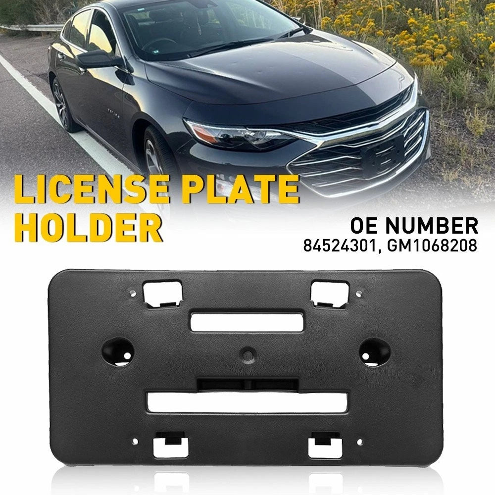 Front License Plate Bracket Tag Holder for Chevrolet Malibu (2019–2023) 84524301 V