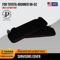 Sunvisors Cover Skin for Toyota 4Runner (1996–2002) Red Stitch PVC Carbon