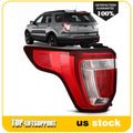 Left Taillight Assembly for Ford Explorer (2016–2019) Red Brake Lamp