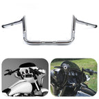 10" Meathook Ape Hanger Handlebars for Harley Touring Street Electra Glide