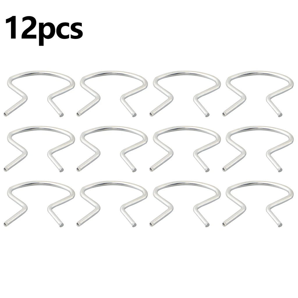 Set of 12 Crank Retainer Door Handle Clips for Wind Horseshoe