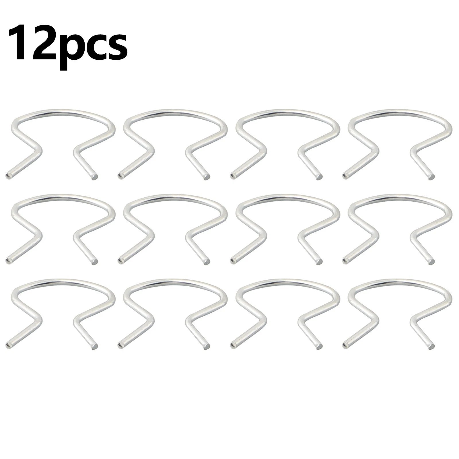 Set of 12 Crank Retainer Door Handle Clips for Wind Horseshoe