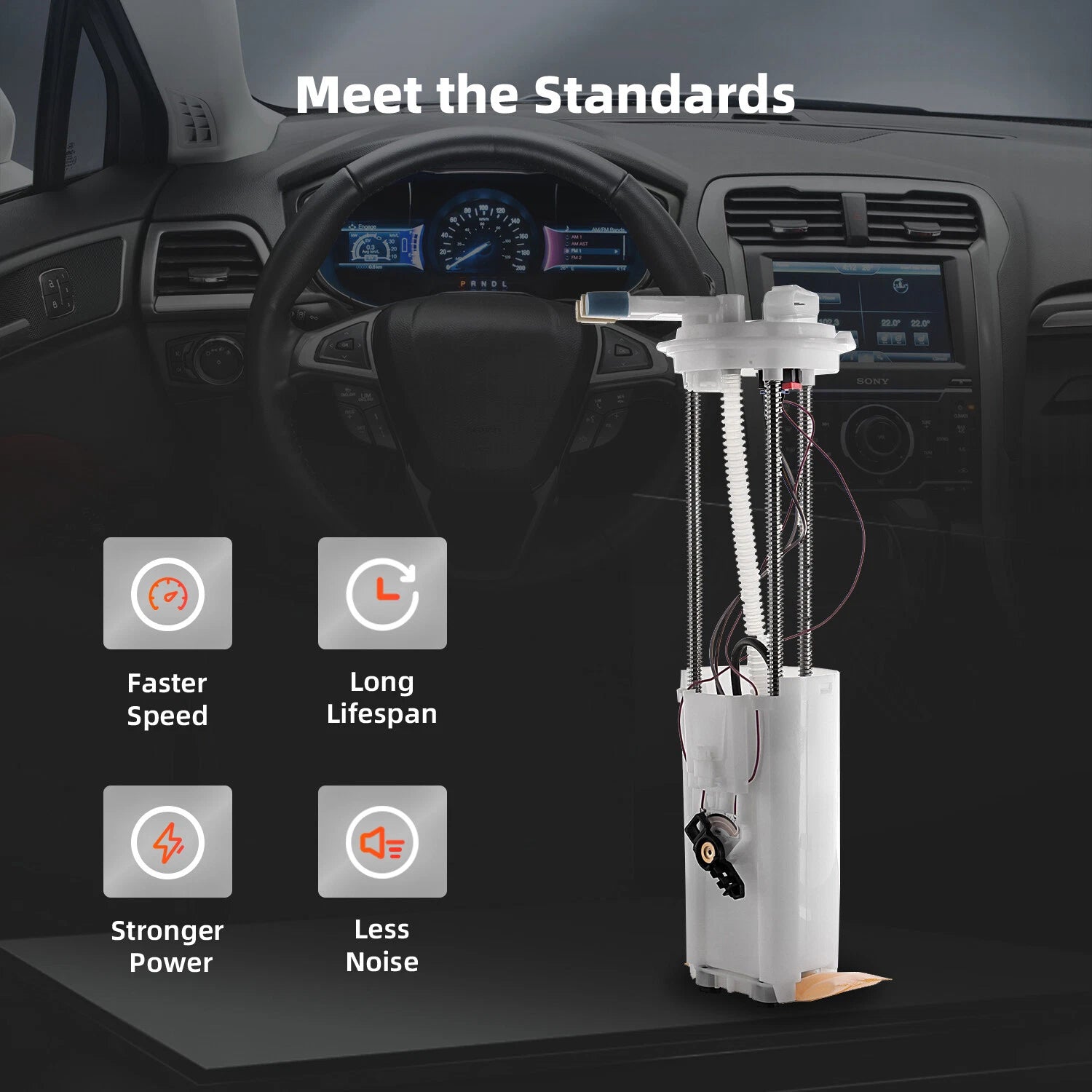 Electric Fuel Pump for GMC Safari, Chevrolet Astro (1997–1999)