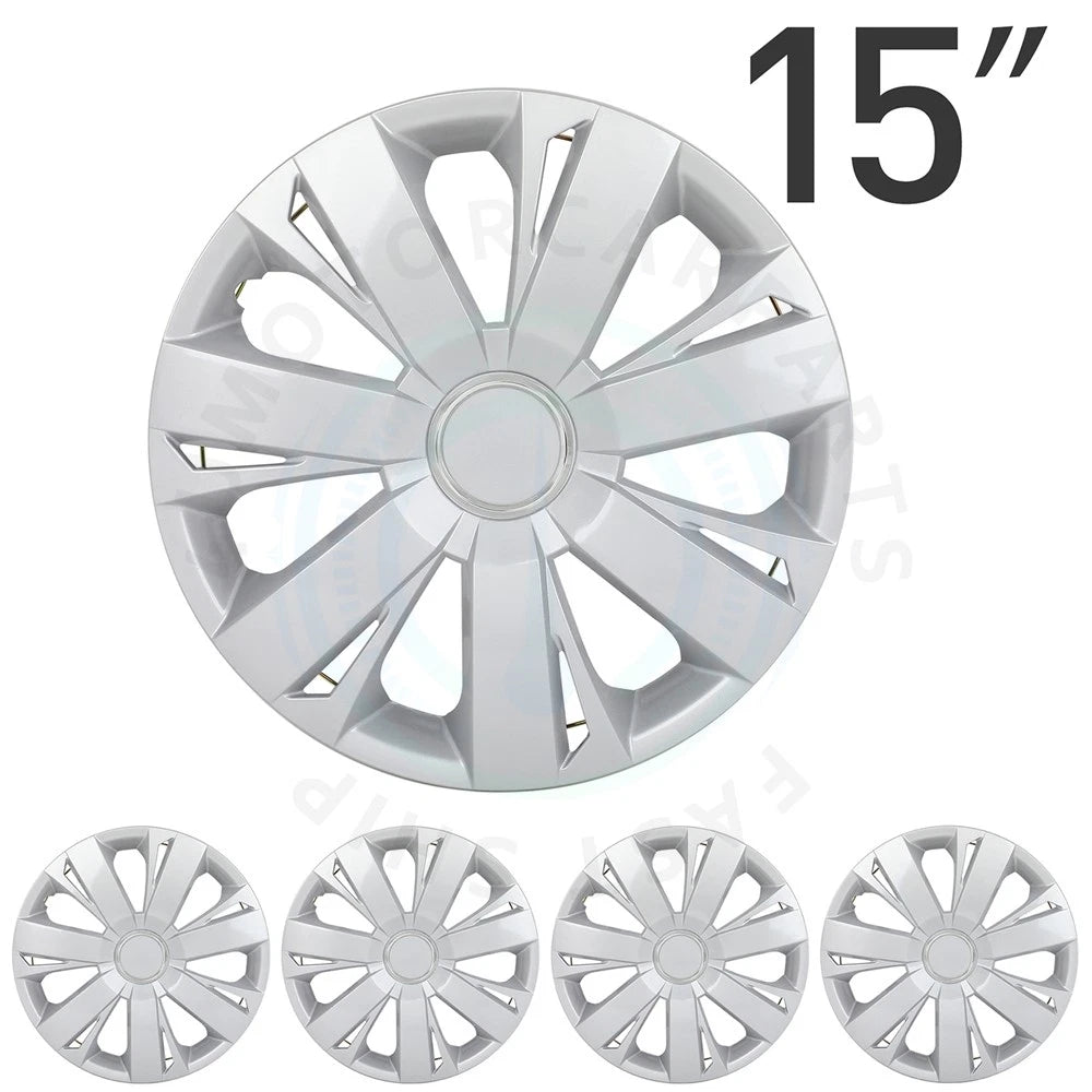 Set of 4 Snap-On Wheel Covers for R15 Tire (15")