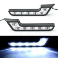 2PCS L Shaped Car 6LED 12V DRL Waterproof Driving Fog Light Lamp for Vehicles