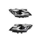 2Pcs Headlamp for Lincoln MKC (2015–2019) HID w/LED FO2518125 FO2519125