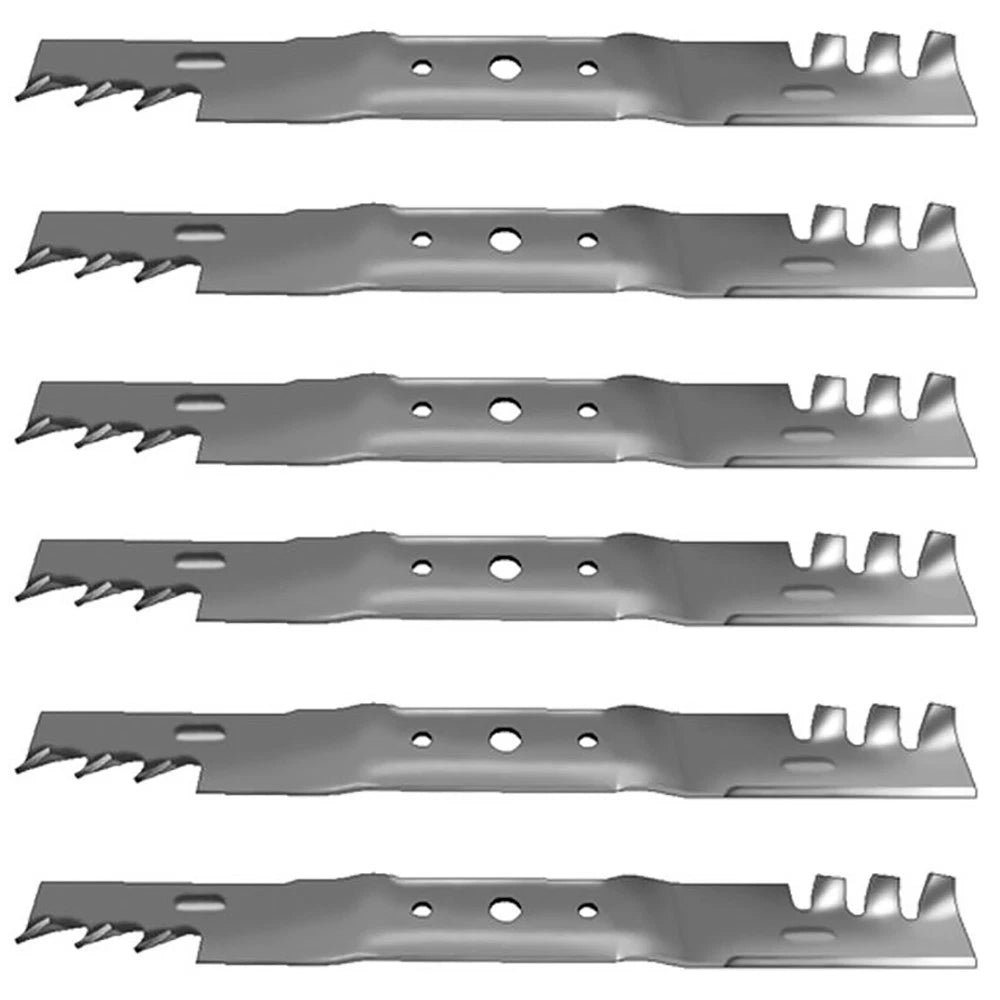 Set of 6 Gator Blades for John Deere AM102401 AM38314 M141786 M80783