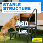 2-Step Ladder for RV Trailer Travel Camper (660 lbs Capacity)