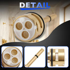 3-Function Diverter Cartridge Kit RP71718 for R11000 R22000 (Brass)