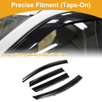 Set of 4 Window Deflectors for Nissan Murano (2009–2014) Black Vent Visor