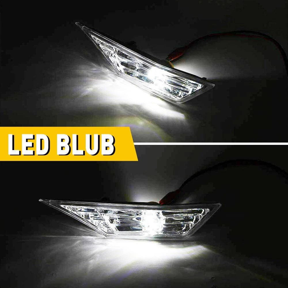 Set of 2 Smoked Turn Signal Side Marker Lights with LED for Honda Civic (2016–2020)
