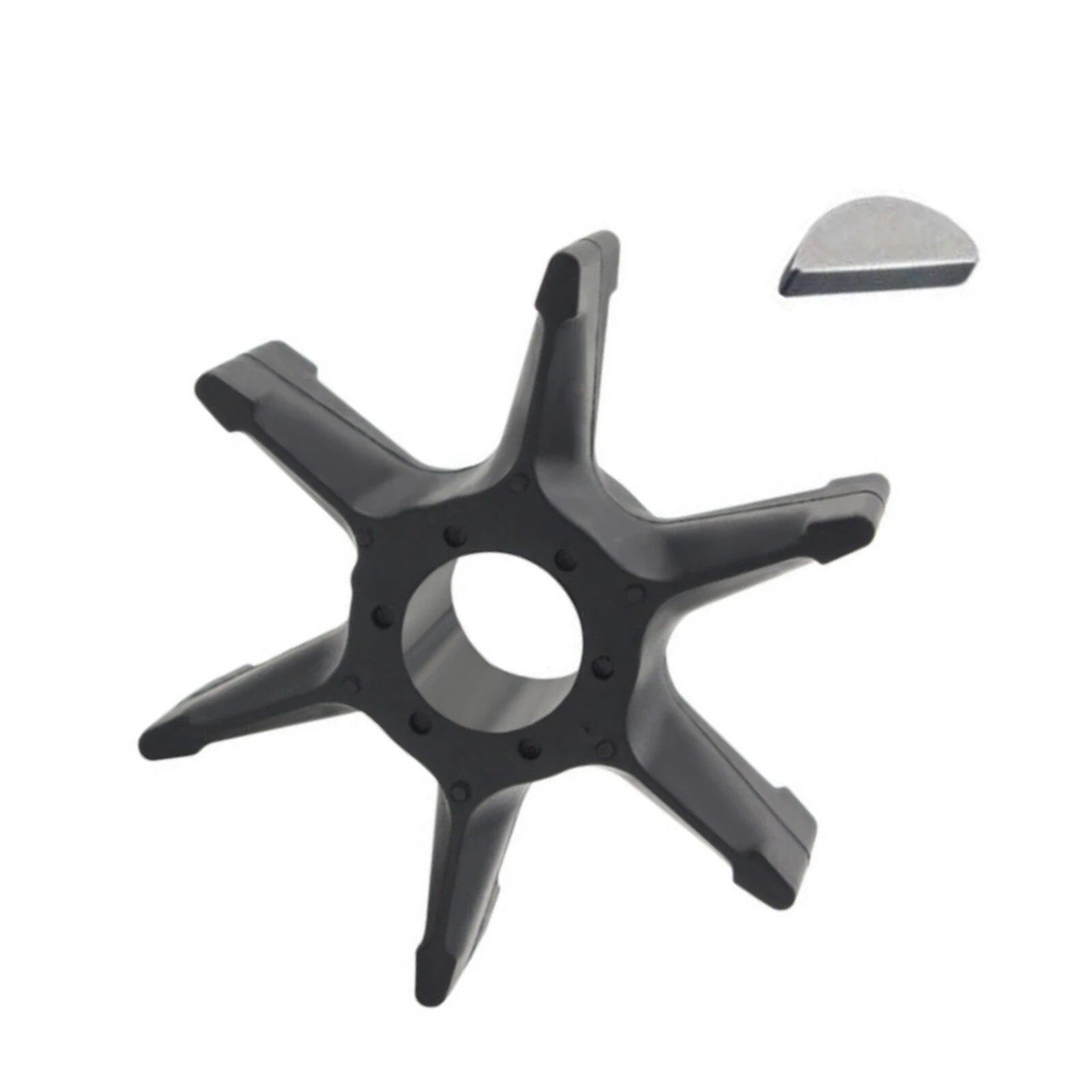 Water Pump Impeller with Key for Yamaha Outboard 40 HP (1990–1999) 6F5-44352-00
