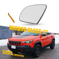 Driver Side Door Mirror Glass Non-Heated 68228911AA for Jeep Cherokee (2014–2023)