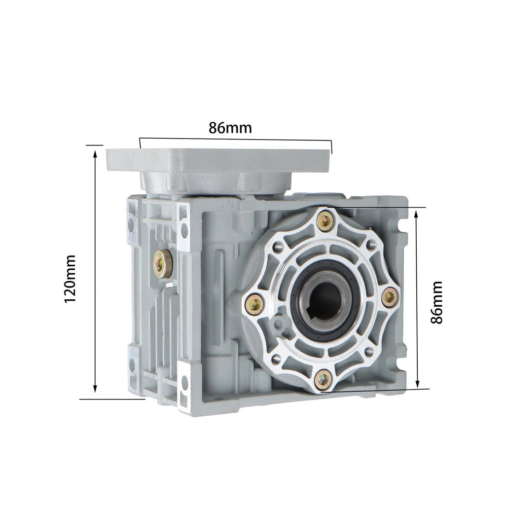 Worm Gear Reducer for Nema34 Stepper Motors (RV40 Ratio 20:1)