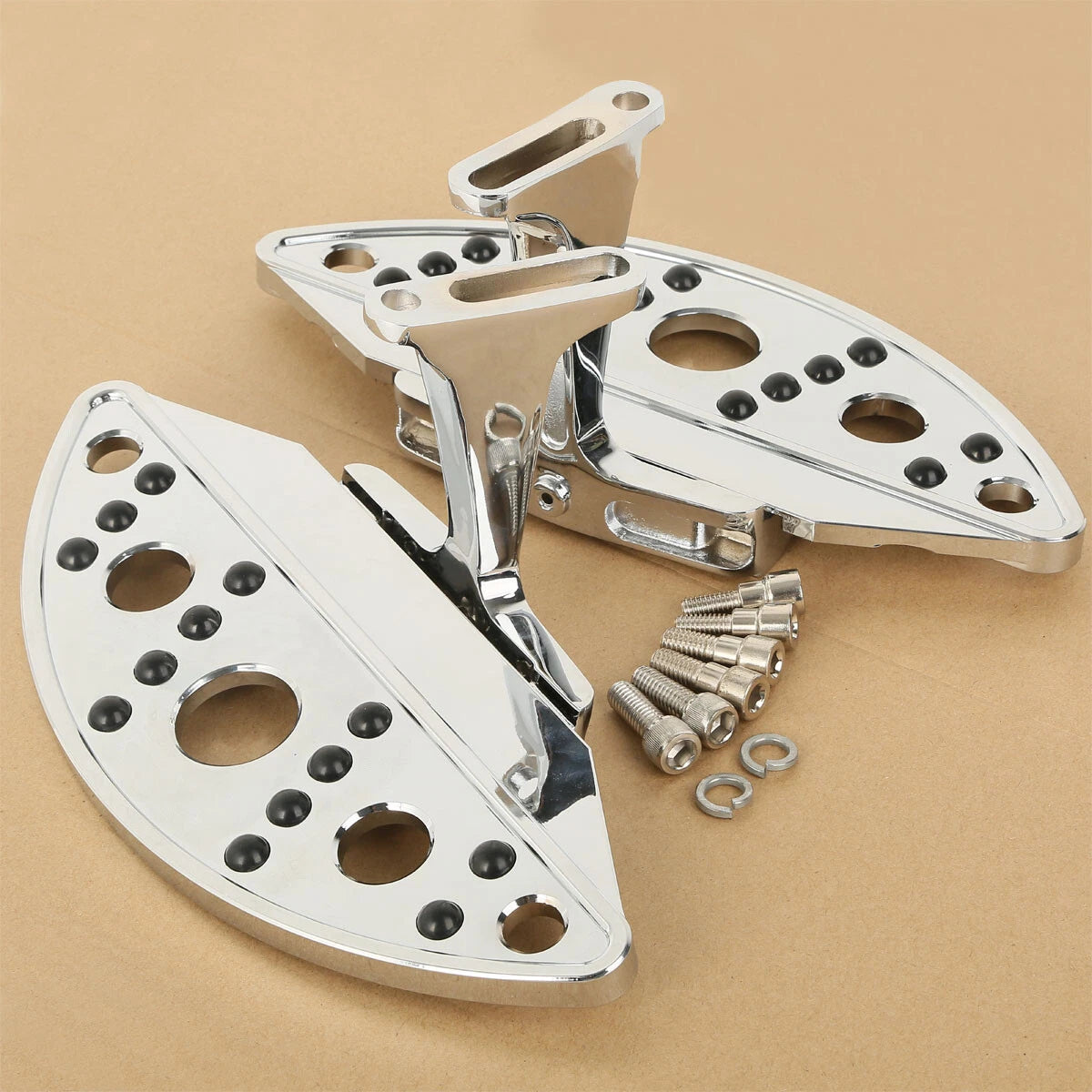 Semi-Circle Passenger Floorboard for Harley Street Glide (1980–2023)