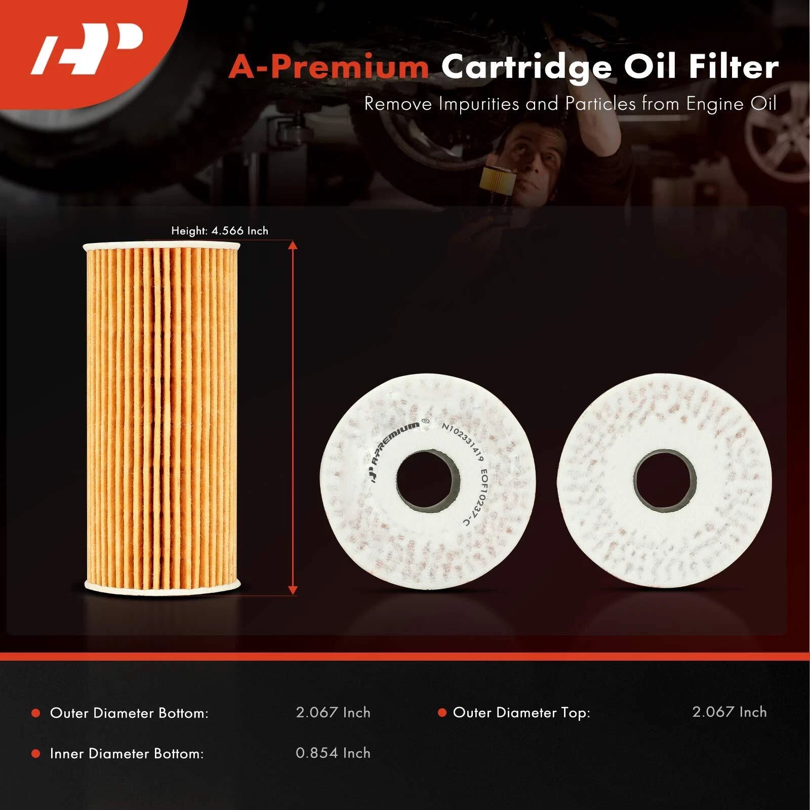 Engine Oil Filter for Kia Stinger (2018–2023) Genesis G80 G90 (2018–2020)