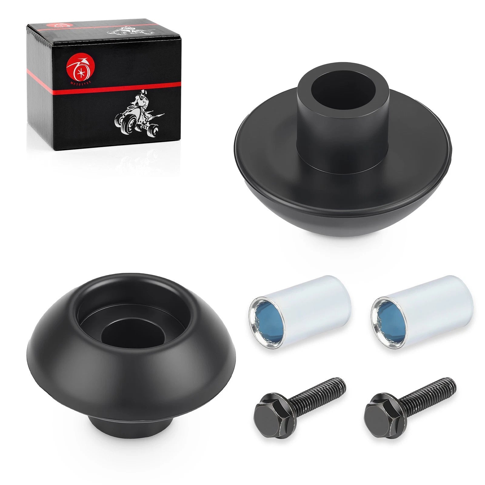 Handle Bar End Guard w/ Screw for Honda Rancher 400 TRX400FA TRX400FGA (2004–2007)
