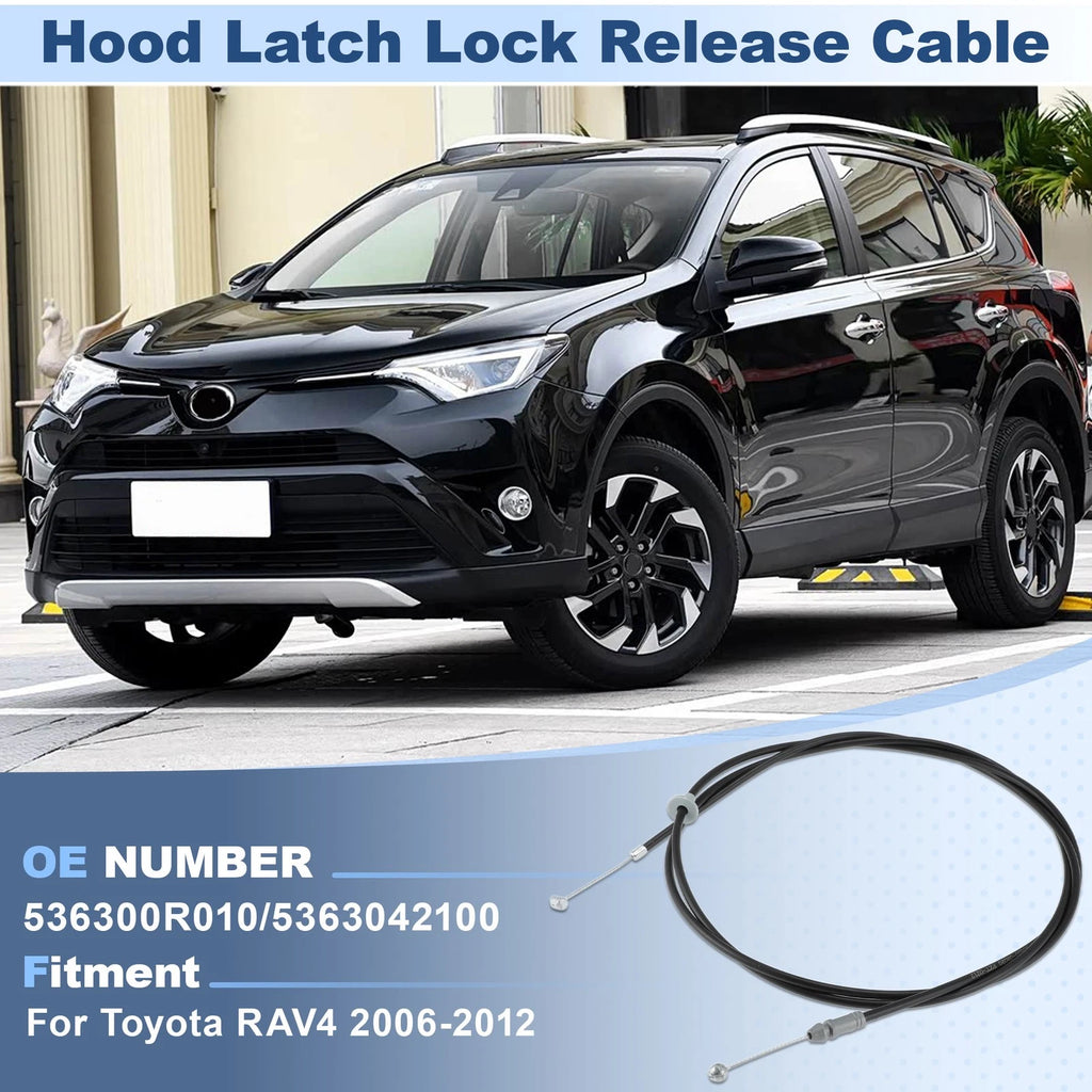 Hood Latch Lock Release Cable for Toyota RAV4 (2006–2012) 53630-0R010 5363042100