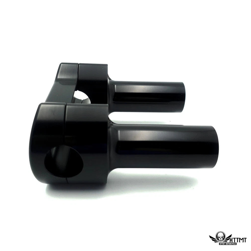 1" Hefty Handlebar Riser/Top Clamp Kit for Harley