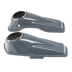 6.5" Speaker Hard Saddlebags Lids for Harley Street Glide (2014–2024) Gunship Gray