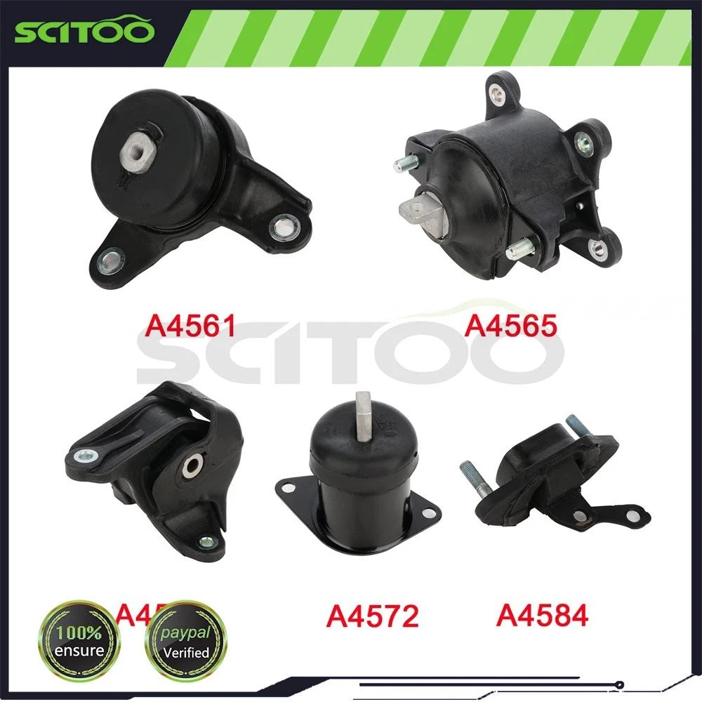 5X Engine Motor Trans Mounts for Honda Accord Acura TSX (2008–2011)