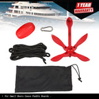 Folding Boat Anchor Kit for Small Boats (1.5-7.1 lb)