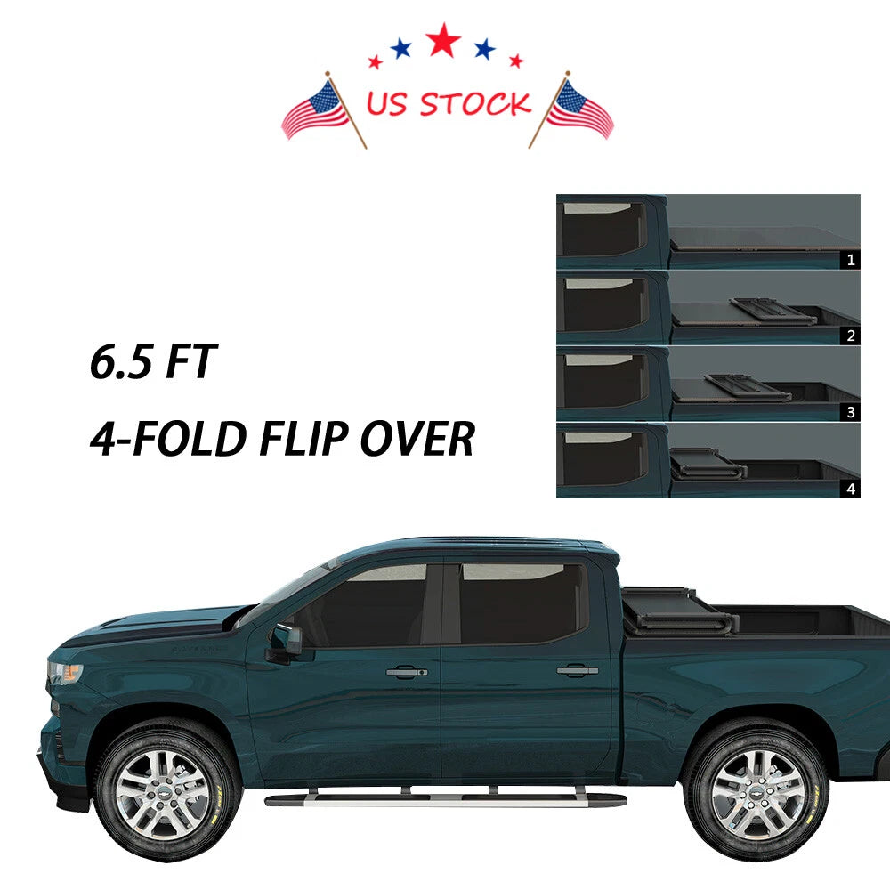 6.5 FT Soft Tonneau Cover for Ford F150 Super Crew Cab (2014–2019)
