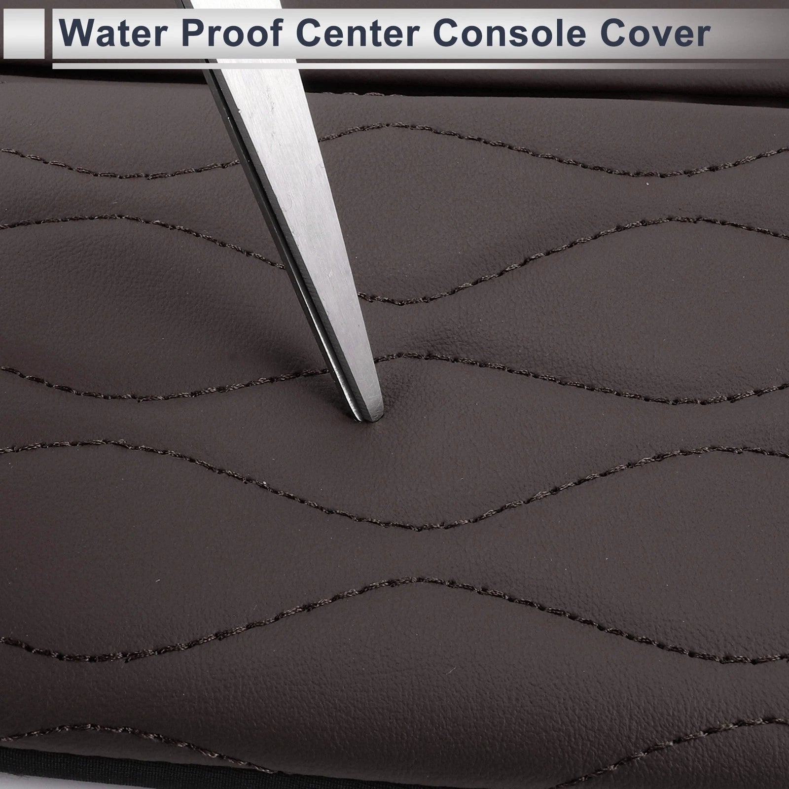 Center Console Cover for BMW 5 Series G30 (2019–2023) Dark Brown