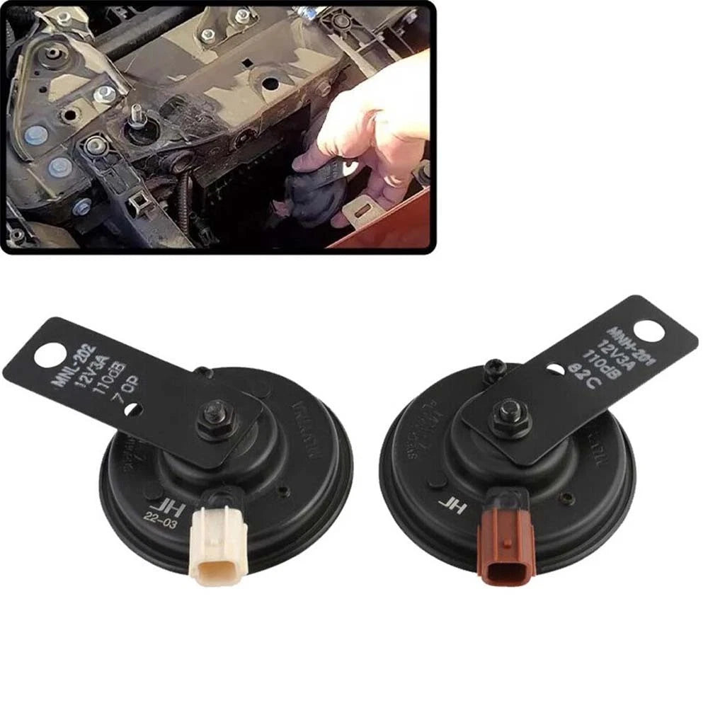 Set of 2 Car Horns for Honda Accord, Fit, Odyssey, City, CR-V, Civic, Crosstour, Pilot, Insight