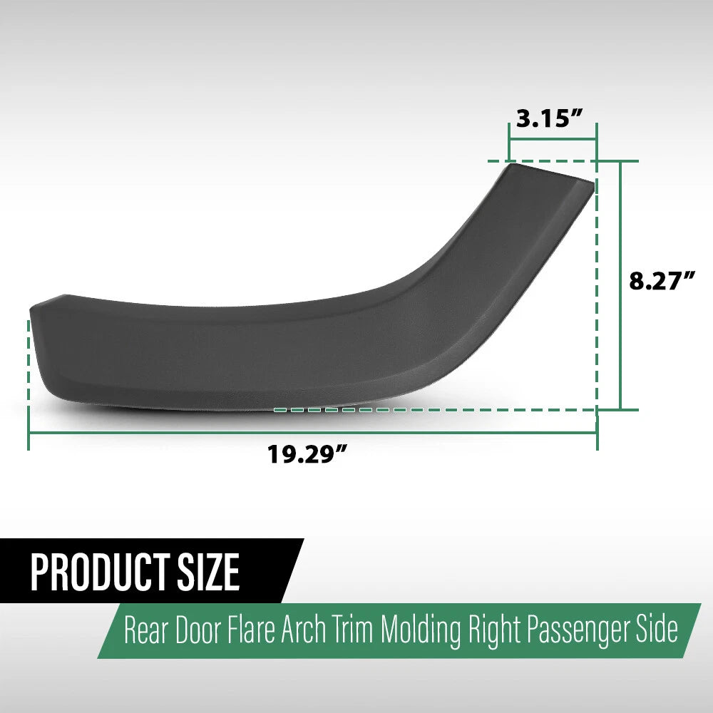 Rear Fender Flare Molding Trim for Toyota RAV4 (2019–2024) Right Side