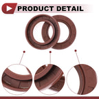 2X Oil Seal Rotary Shaft Seal FKM Rubber 35x56x10mm for Various Models