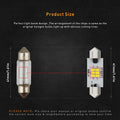 4X LED Interior License Lights for (6413, 6429)