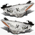 Projector Headlight for Mazda 3 (2014–2016) OE Replacement Chrome Housing