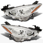 Projector Headlight for Mazda 3 (2014–2016) OE Replacement Chrome Housing