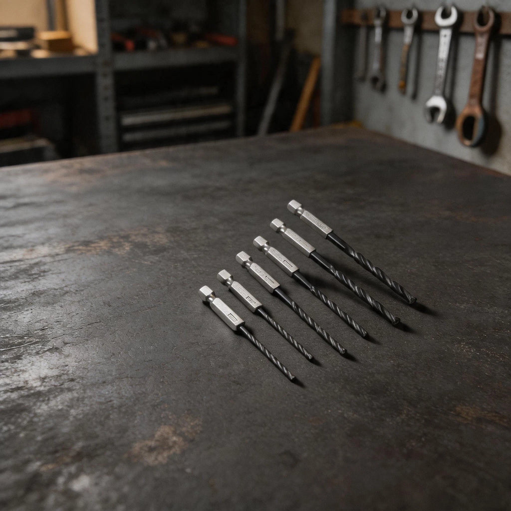 15pcs HSS Nitrogen Black Drill Bit Set with Hex Shank Quick Change