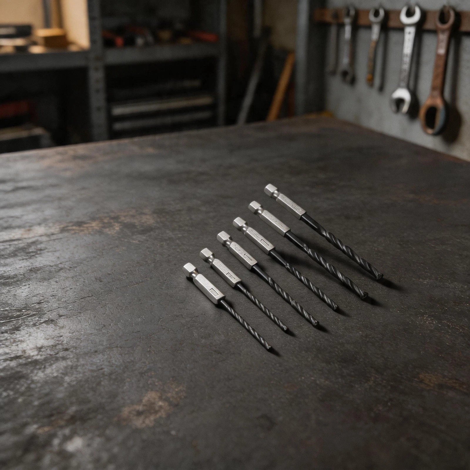 15pcs HSS Nitrogen Black Drill Bit Set with Hex Shank Quick Change