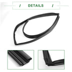 1Pc Rear Right Door Window Run Channel Seal Strip for Honda Civic (2006–2011) No.72735SNLT02