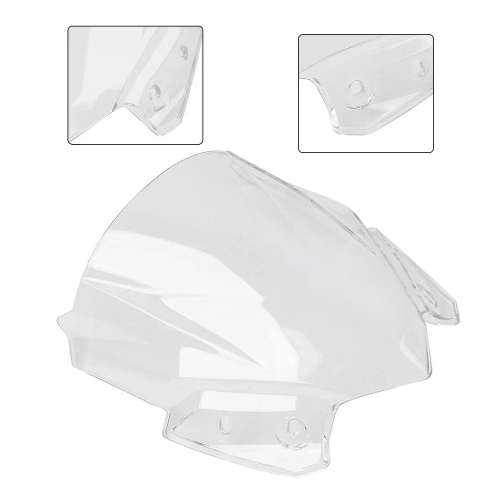 White Front Windscreen Deflector for Kawasaki Z650 2017-2019