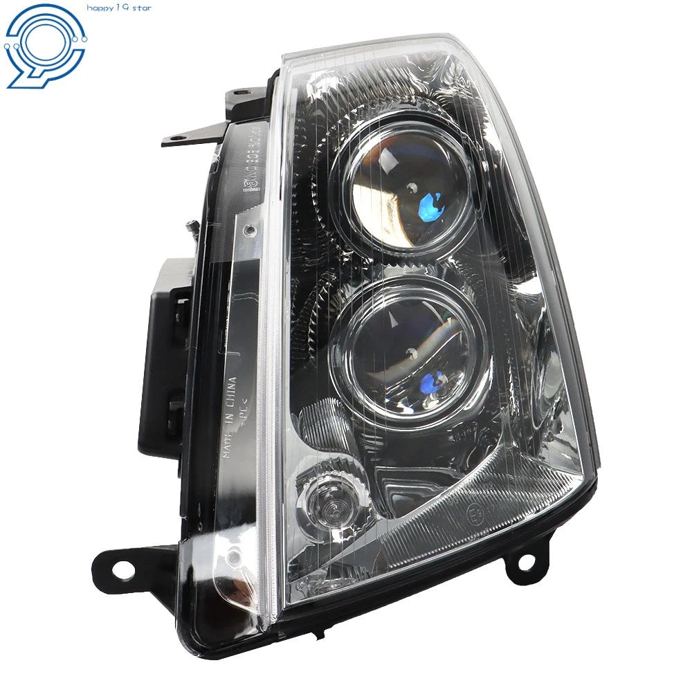 Headlight for Cadillac STS (2005–2011) Halogen Black Housing Clear Lens Left