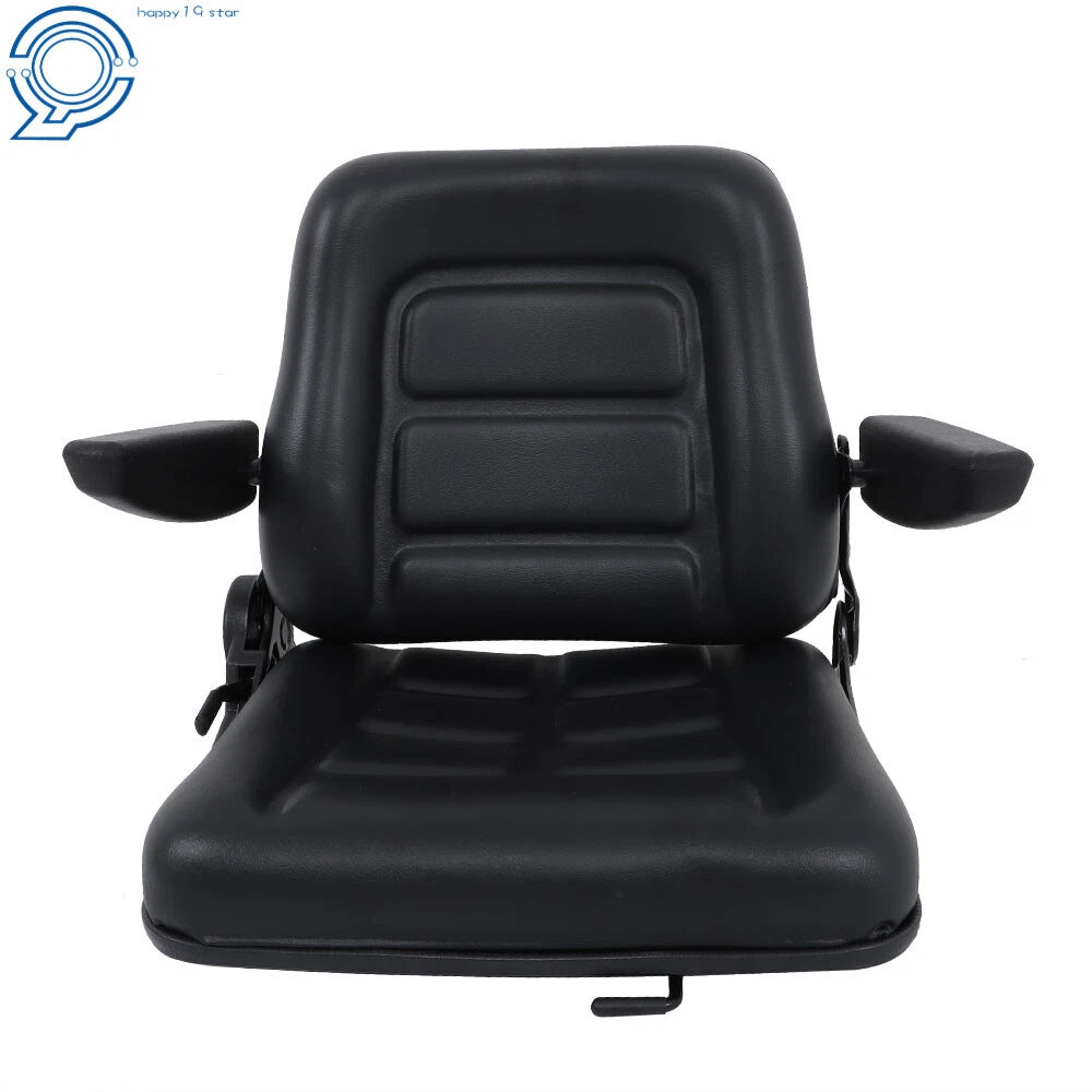 Universal Tractor Seat with Armrests for Excavator Backhoe Skid Loader