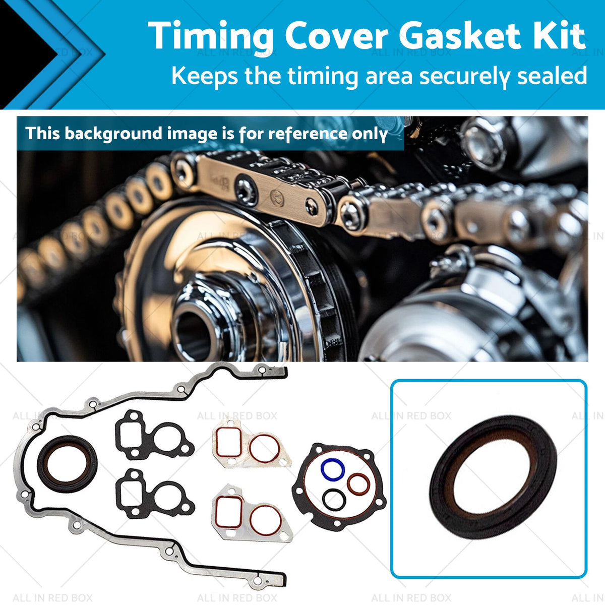 Timing Cover Gasket Kit for Holden Commodore HSV LS1 LS2 LS3 L76 L98 V8 (1997–2020)