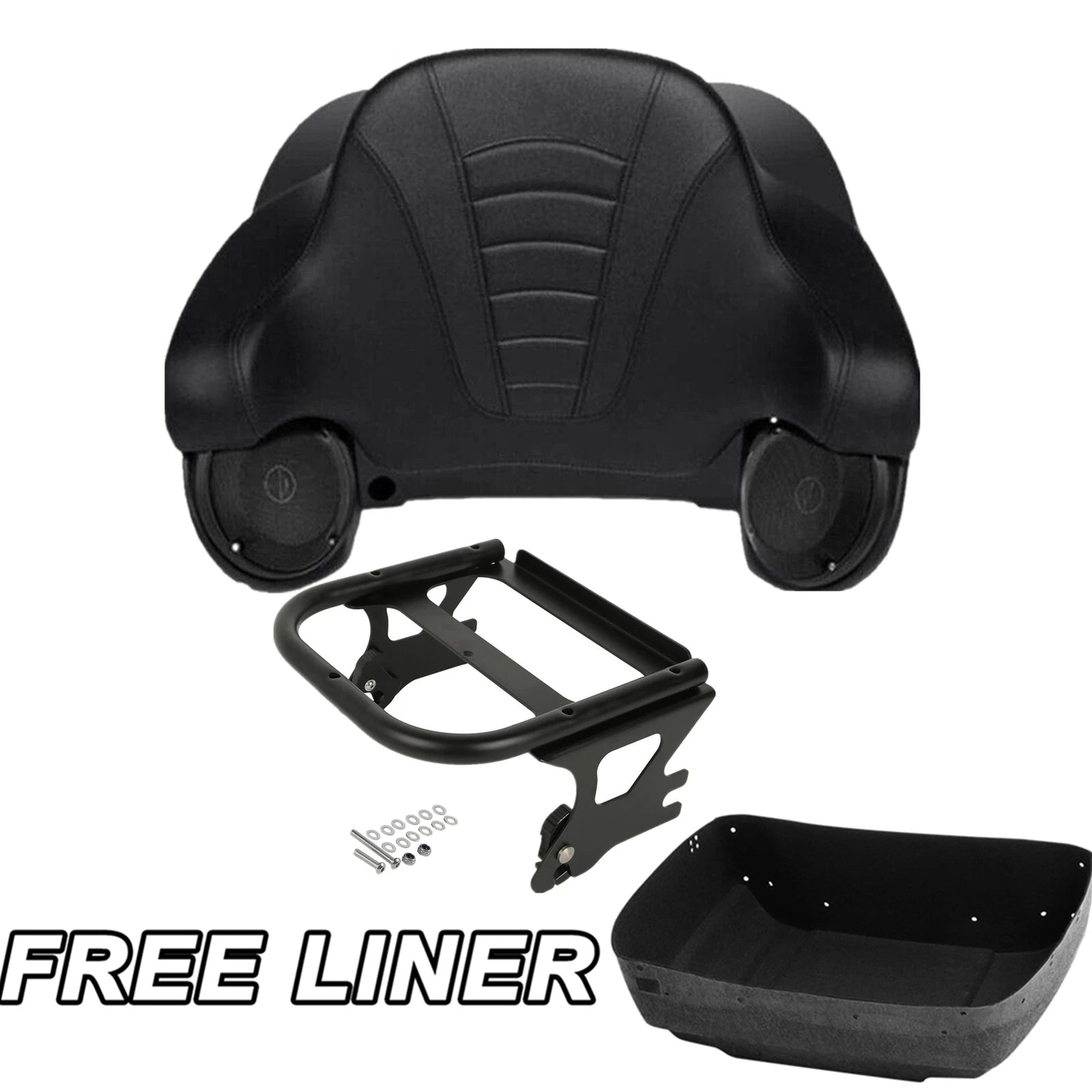 Trunk Pad Rack Speakers for Harley Electra Glide (2009–2013)