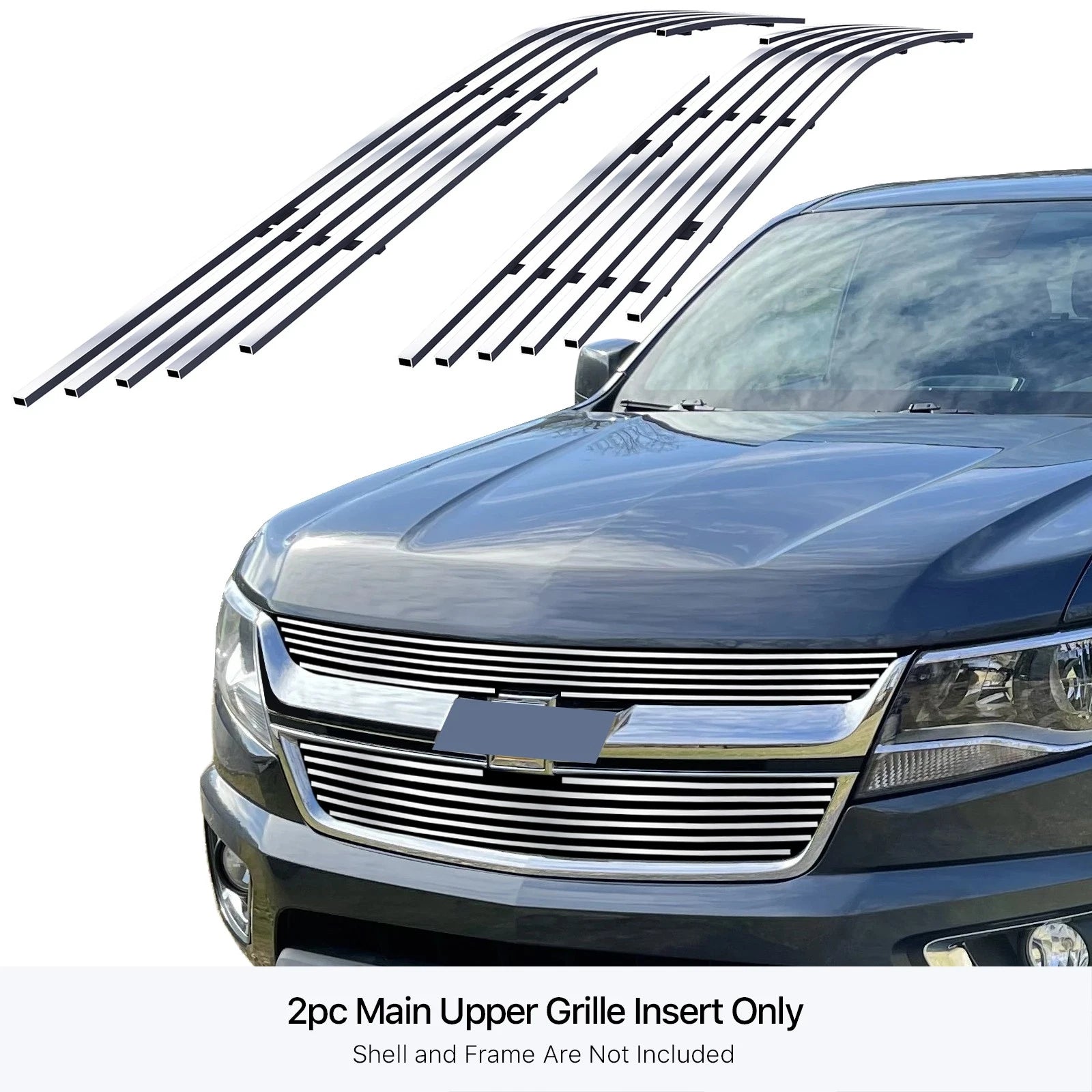 Stainless Chrome Billet Grille Insert for Chevy Colorado (2015-2020)