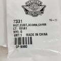 Chrome Acorn Nut for Harley-Davidson (OEM 7331)